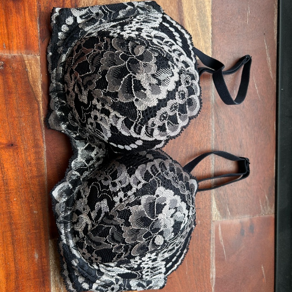Elegant Black Lace Bra